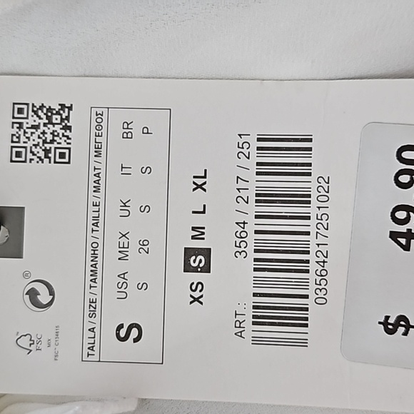 NEW WITH TAGS, ZARA SHEER TOP - Picture 5 of 5